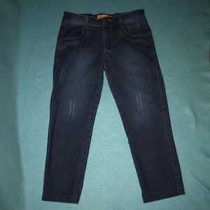 ISMALU distressed jeans blue made in Brazil size 14